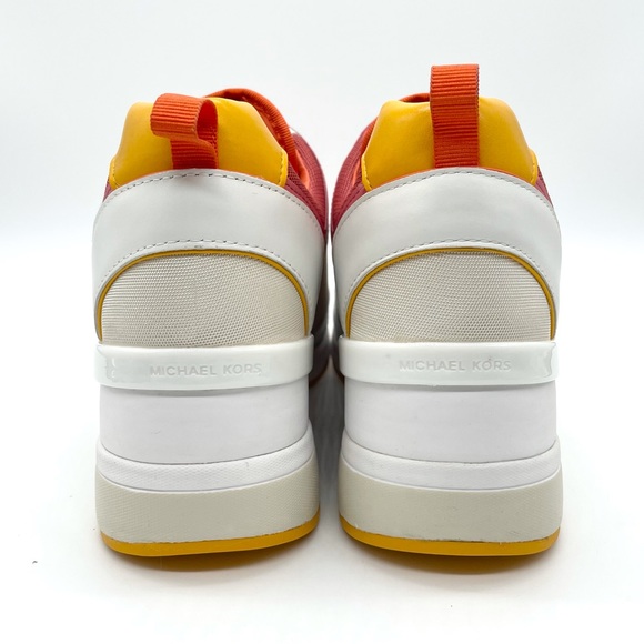 Michael Kors MK Georgie Wedge Platfrom Trainers - Picture 5 of 12